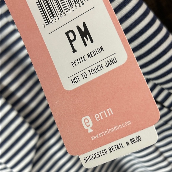 Erin  London Blue and White Striped sailorWomen's Jacket - Picture 16 of 16